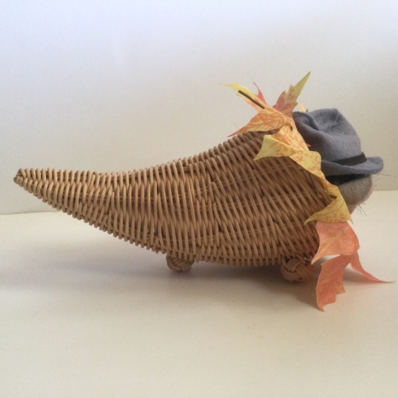 Vintage Annalee Cornucopia Pilgrim Thanksgiving So Cute - Picture 3 of 5